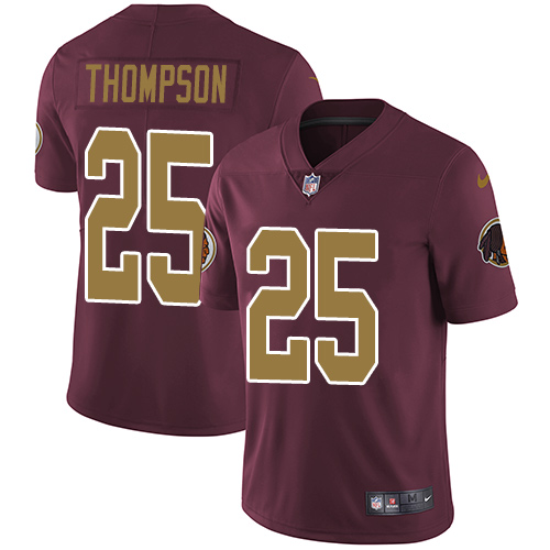 Nike Redskins #25 Chris Thompson Burgundy Red Alternate Youth Stitched NFL Vapor Untouchable Limited Jersey - Click Image to Close